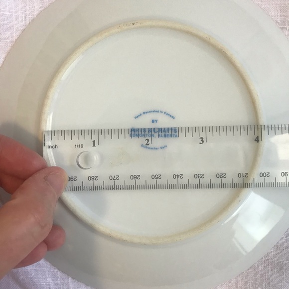 Vintage winter Christmas animal themed side serving dish plate gold trim mug - Picture 6 of 10